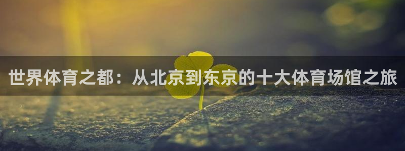 杏宇体育代理申请流程：世界体育之都：从北京到东京的十大体育场馆之旅